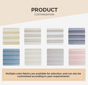 ستائر مزدوجة نوع زيبرا، ستائر داخلية دوارة يدوية للنوافذ المنزلية - Product Image 5