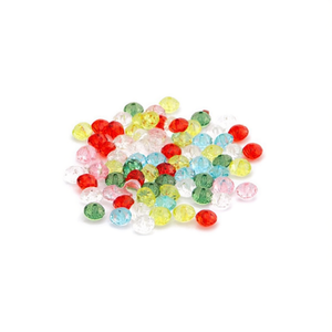 ลูกปัดอะบาโลเรียส 8 มม. หลากสี 15 กรัม ทรงเหลี่ยม สำหรับทำเครื่องประดับ - Product Image 2