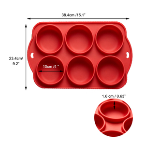 Groothandel Op Maat Gemaakte BPA-Vrije Anti-aanbak Hamburgerpers Siliconen Burgerbroodvorm & Burgerpatty Maker - Product Image 4