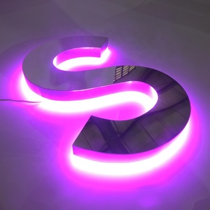 Kinh Doanh dấu hiệu LED signage tùy chỉnh 3D chữ kênh thư ký 3D Logo LED Backlit Thư 3D signage - Product Image 2