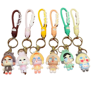 6 Phong Cách Thân Thiện Với Môi Vui Đổ Xô Sang Trọng Halloween Móc Khóa Cho Phụ Nữ Và Nam Giới Túi Mềm Mặt Dây Chuyền Đồ Trang Sức Phụ Kiện - Product Image 5