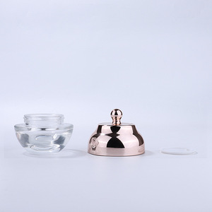 Độc Đáo 1Oz 30 Ml 50Ml 100Ml Mỹ Phẩm Serum Glass Dropper Chai Phẳng Hình Bầu Dục Với Vàng/Bạc Lotion Chai 20Ml Glass Jar - Product Image 6