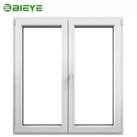 Fenêtre à battant horizontale en PVC avec cadre en PVC, profil en plastique et isolation thermique pour bâtiments scolaires
