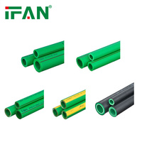 Système de tuyauterie en plastique IFAN PN25 pour l'alimentation en eau chaude et froide, durable, multicouche, tuyau PPR