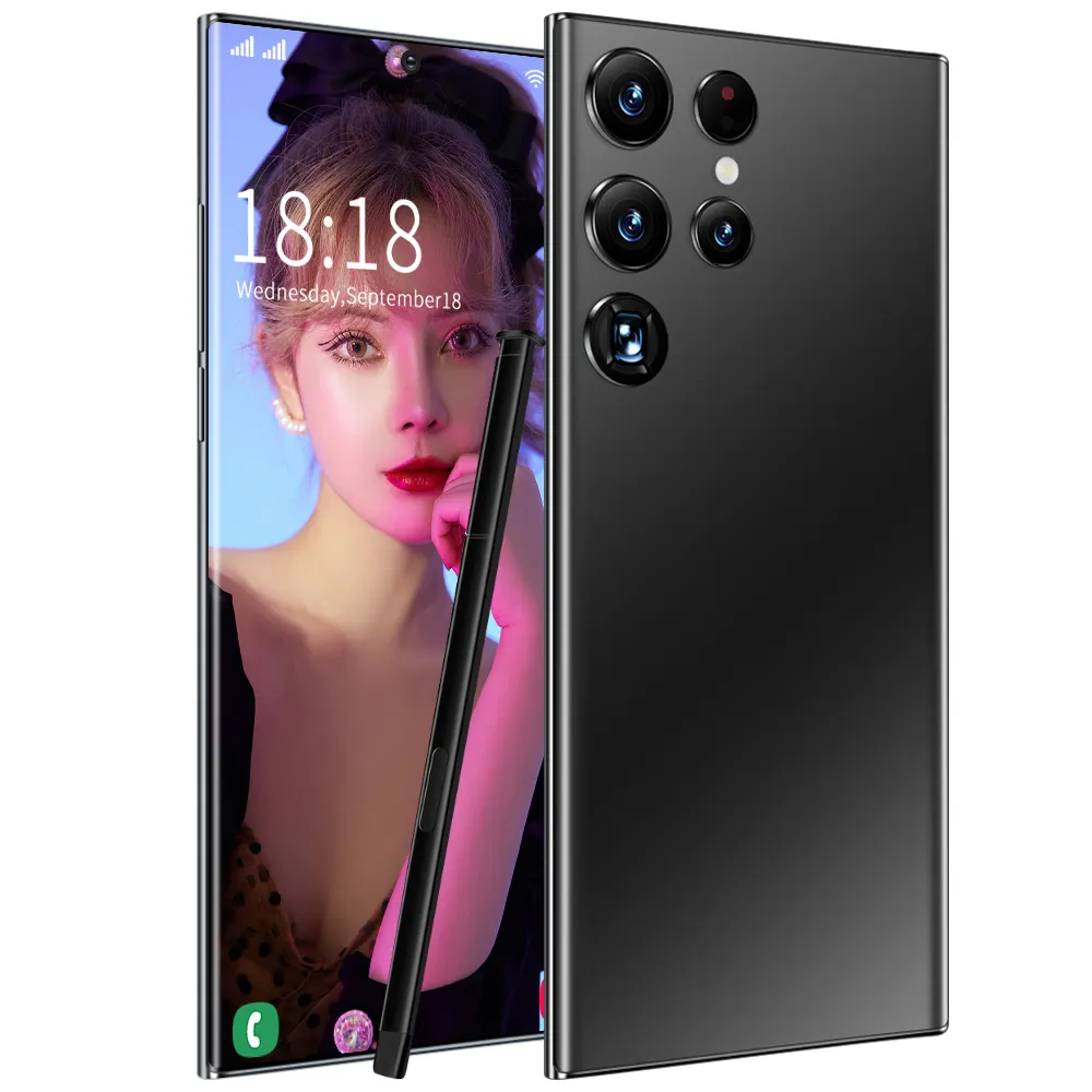 2023 नया डिज़ाइन S22 U1tra मोबाइल फ़ोन ऑनलाइन शॉपिंग 7.3 इंच 16GB+1Tb Android स्मार्टफ़ोन 12 थोक मोबाइल फ़ोन