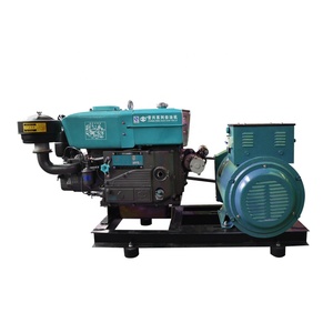 10KW 12.5 <span class=keywords><strong>KVA</strong></span> 1 실린더 110v 220v 소형 수냉식 엔진 교류 발전기 벨트 구동 형 디젤 발전기 - Product Image 1