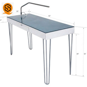 <span class=keywords><strong>Table</strong></span> à ongles unique en métal, meuble de Salon, <span class=keywords><strong>manucure</strong></span>, facile à transporter - Product Image 5