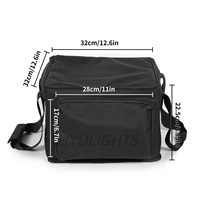 Sac de transport souple 4-en-1 pour lumières de scène, batteries, Wi-Fi et projecteurs LED sans fil