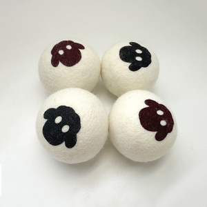 Prix usine 100% boule de <span class=keywords><strong>laine</strong></span> néo-zélandaise taille personnalisable bricolage décoration de la maison fournitures pour guirlande de noël 1000 pièces commande minimum - Product Image 1