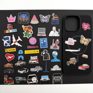 <span class=keywords><strong>Nuevo</strong></span> Pin Metálico de Moda para Teléfono Móvil, Adhesivo 3M Personalizado para Teléfono, Insignias Metálicas - Product Image 4