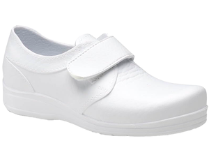 Vente en gros Nouveaux sabots <span class=keywords><strong>de</strong></span> <span class=keywords><strong>sécurité</strong></span> HAPPY WALKING blancs antimicrobiens à fermeture réglable pour hommes, idéaux pour l'été, l'automne et le printemps - Product Image 1