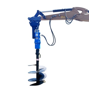 Forets hélicoïdaux avec têtes motorisées adaptés aux travaux d'excavation au sol, au forage de sols et aux travaux de construction et d'ingénierie des fondations. - Product Image 4