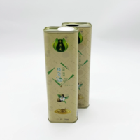 Fer-blanc de qualité alimentaire sûr vide 250ml 500ml 750ml 1L 2L huile d'avocat huile d'olive conteneur en métal boîtes de conserve pour huile de cuisson