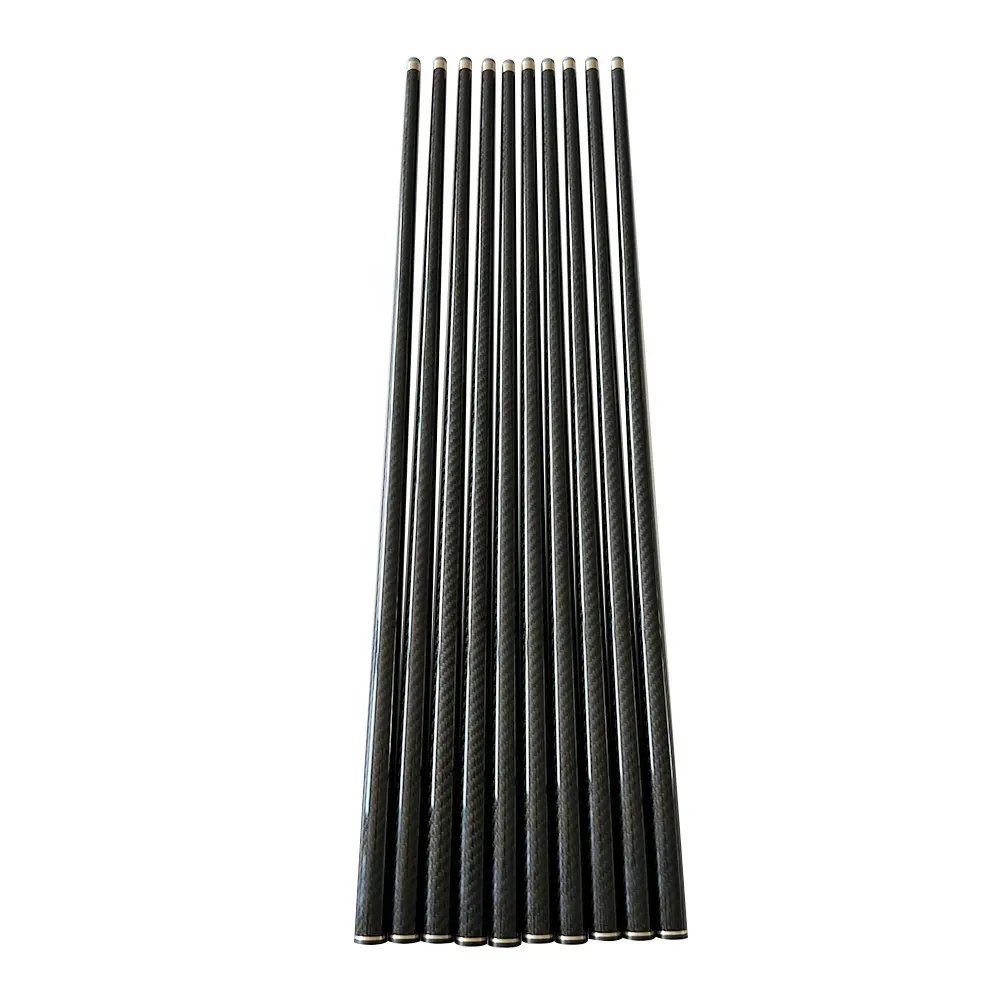 Популярная 1/2 бильярдная палочка из углеродного волокна, конический стержень из углеродного волокна, 3/8x14 5/16x18, соединение