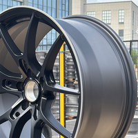 Velg Tempa Cekung Dalam 18-20 Inch 5X112 5X120 G025 Matte Black Hollow Out untuk Z4 M4 M2 M3 E90 E92 E93 E60 CLA CLE CLS