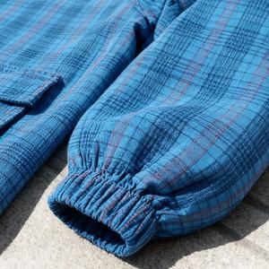 Fabricantes de Ropa RAMAX, Sudadera con Capucha y Cremallera para Hombre, Personalizada, de Felpa Francesa 100% Algodón, con Bloques de Color y Parches a Cuadros - Product Image 2