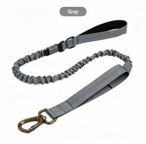 Comfort Grip Two Handle Training <b>Dog</b> <b>Leash</b> for Medium Large <b>Dogs</b> with Car Seat Buckle Tactical Collar Set - Product Image 1