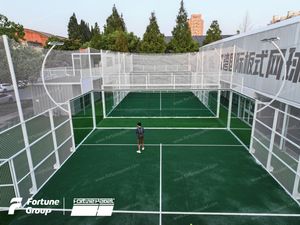 Fuxuan pista de padel เหล็ก3.0มม. ทนทานอุปกรณ์ศาลพร้อมสิ่งอำนวยความสะดวกเต็มรูปแบบส่งตรงจากเหอเป่ย - Product Image 2
