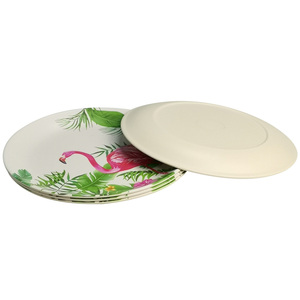 Flamant 8in En Fiber De <span class=keywords><strong>Bambou</strong></span> <span class=keywords><strong>assiette</strong></span> à salade en Mélamine vaisselle, <span class=keywords><strong>lot</strong></span> de 6 - Product Image 4
