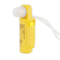 Gilet de sauvetage SOLAS de haute qualité Lumière jaune de sauvetage avec batterie alcaline Intensité lumineuse de 0,75 cd Garantie de 5 ans