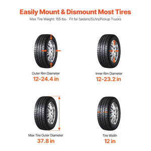 Máquina cambiadora de neumáticos, herramienta de instalación automática/Manual de removedor de neumáticos de coche para coche, camión SUV, equipo de desmontaje de <span class=keywords><strong>ruedas</strong></span> de servicio pesado - Product Image 3