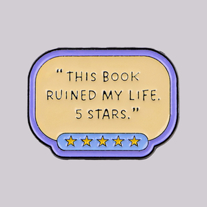 "ESTE LIBRO ME DESTRUYO LA VIDA" Pin de esmalte, Broche divertido, Pines, Insignias, Accesorios de ropa, Joyería de moda, Regalos para amigos - Product Image 1