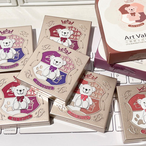 Palette Ombretti Quattro Colori Art Value Little Bear Knight, Confezione Cartoon, Pigmenti Shimmer Glitter e Opachi, Vendita all'Ingrosso - Product Image 4