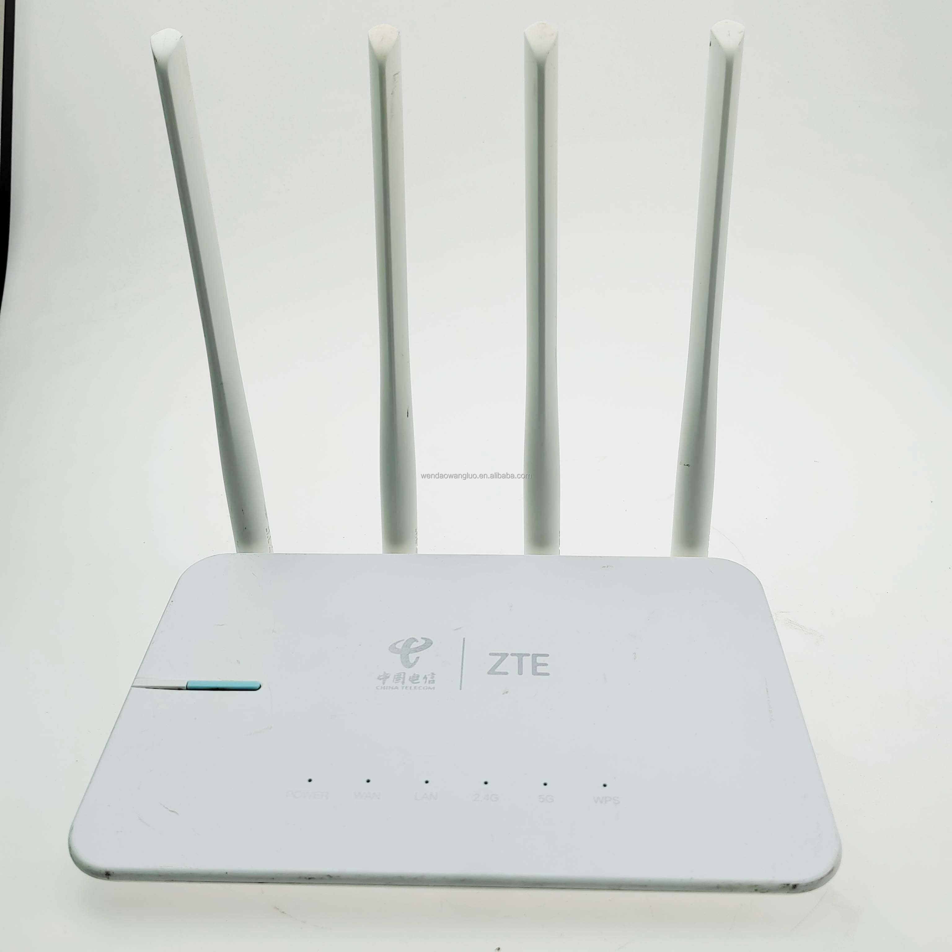 Used ZTE ZXHN E500 Wireless Router - 2.4G/5G AC1200 Wi-Fi, 4