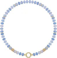 Collier ras du cou coloré en perles pour femme, bijoux d'été en pierre naturelle, colliers ras du cou en pierres précieuses colorées de 8 mm