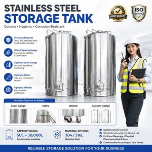 수평형 화학물질 저장 탱크 (유해액체용) SS304 ASME CE 인증 - Product Image 5