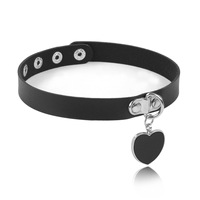 Collier sexy en cuir Bdsm Cosplay Esclave Colliers et laisse pour femmes Bondage Gothique Choker Accessoires à cloche
