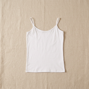 Canotta da donna in cotone 2 pezzi in M/L bianco - Product Image 2
