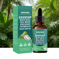 Complément Alimentaire SOURSOP DROPS 60ml pour l'Exportation Transfrontalière, Vente Directe Fabricant, Prise en Charge OEM