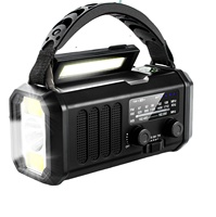 Générateur portable solaire 10000mAh Radio à manivelle d'urgence avec chargeur USB