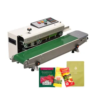 TEPPS FR900 Semi-auto continuous small food pouch bags sealing machine tea coffee bag packing band sealer