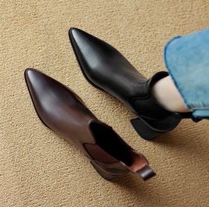 Chaussures plates en cuir pour femmes, chaussures Oxford en cuir pour femmes, chaussures habillées en cuir pour femmes - Product Image 6