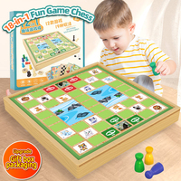 Ensemble de jouets éducatifs portables multifonctionnels 12 en 1 personnalisés, cadeau pour l'interaction parent-enfant, jeu