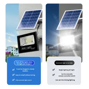 OEM ODM Stock 300W <strong>Solar</strong> Flood <strong>Lights</strong> <strong>Outdoor</strong> Waterproof Remote Control IP66 High Brightness LED Lamp Garden Yard Road - Product Image 2