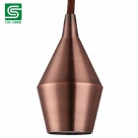 Support de lampe vintage en métal, douille de lampe suspendue E27