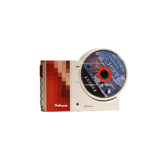Reproductor de CD de Arte Pixelado Retro Personalizado, Altavoz HiFi de Escritorio, Reloj Musical Inalámbrico, Regalo para Decoración del Hogar, Configuración de Sala de Juegos - Product Image 1