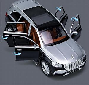 1:24รถโมเดล Maybach Benz แบบหล่อขึ้นรูปด้วยเสียงและเบาโมเดลรถทำจากโลหะของตกแต่งรถโมเดลรถ SUV - Product Image 3