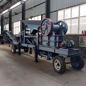 고품질 소형 휴대용 이동식 석재 크러셔, 이동식 화강암 석회석 자갈 조 크러셔, 화강암 현무암 대리석용 - Product Image 3