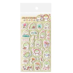 6 Estilos de Adhesivos de Fieltro con Lindos Animales Pequeños, Adhesivos Decorativos Autoadhesivos de Tela de Fieltro para Papelería - Product Image 3