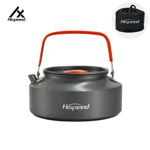 HISPEED taşınabilir açık kamp su ısıtıcısı 1.1L/1.5L/2L ABS kolu alüminyum kamp su ısıtıcısı