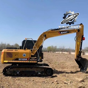 Excavatrice d'occasion Sany 155H, marque japonaise d'origine, 15 tonnes, sur chenilles en caoutchouc, taille moyenne, modèle 2023, godet de 0,75 m, moteur - Product Image 6