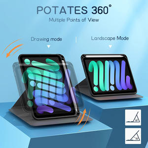 Étui pour tablette iPad 10e génération, Air 4/5, acrylique 360 °   Étui de tablette rotatif à coque rigide de 10,9 pouces, résistant aux chocs - Product Image 2