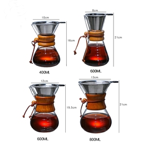 Classic 400/600/800ml <span class=keywords><strong>Chemex</strong></span> Pot Colador de pantalla de vidrio Verter sobre <span class=keywords><strong>cafetera</strong></span> con <span class=keywords><strong>cafetera</strong></span> - Product Image 3
