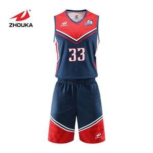 T-shirts uniform for playing basketball at College design new basketball jersey settings with name and number for team - Product Image 1