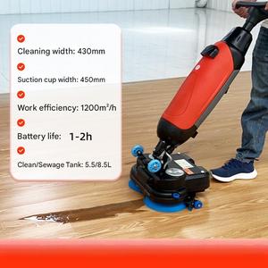 Walk Behind Floor <b>Scrubber</b> with Floor <b>Scrubber</b> Brush and Dryer Function for Commercial Use - Product Image 4