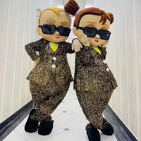 2024 costume de poupée de dessin animé chaud personnalisé garçon et fille personnalisation de costume de mascotte